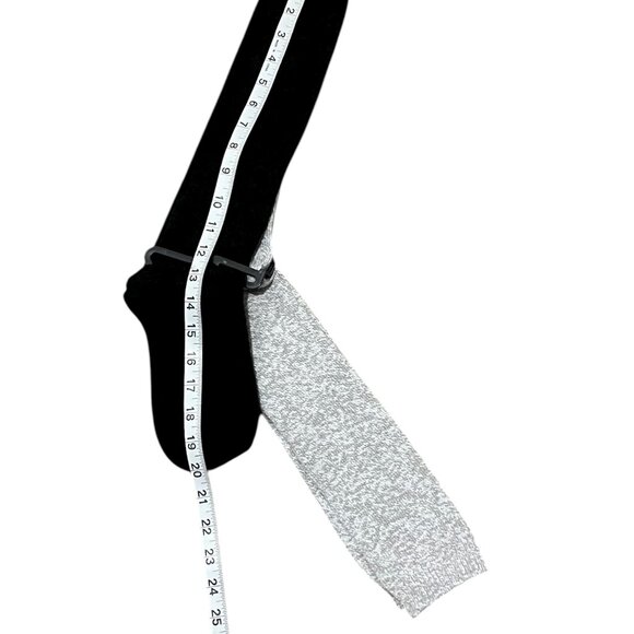 2-Pairs Steve Madden Women's Knee Highs Super Soft Socks Grey & Black - Picture 4 of 4